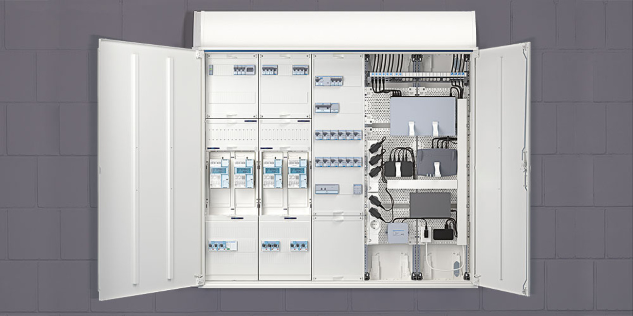 Technikzentrale bei Zaremba Elektro GmbH & Co.KG in Trautskirchen