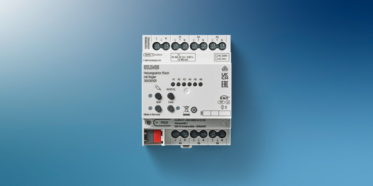 KNX Heizungsaktor 6-fach bei Zaremba Elektro GmbH & Co.KG in Trautskirchen
