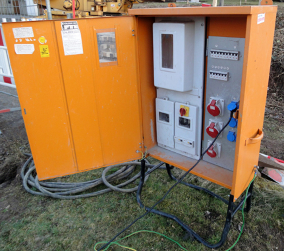 Baustromkasten bei Zaremba Elektro GmbH & Co.KG in Trautskirchen