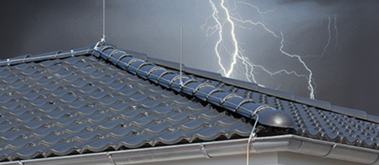 Äußerer Blitzschutz bei Zaremba Elektro GmbH & Co.KG in Trautskirchen