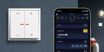 KNX RF Taster bei Zaremba Elektro GmbH & Co.KG in Trautskirchen