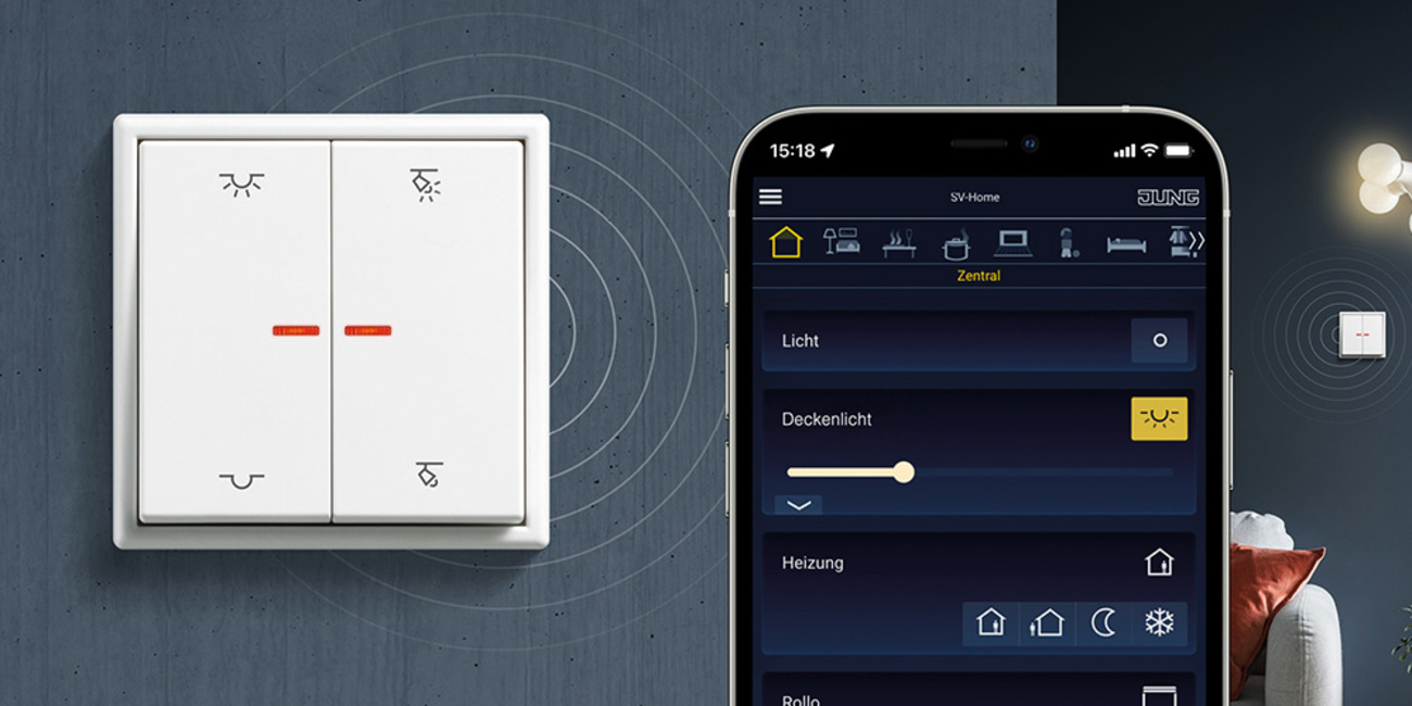 KNX RF Taster bei Zaremba Elektro GmbH & Co.KG in Trautskirchen